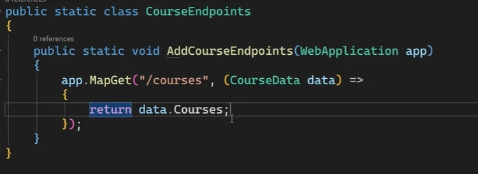 Building A Sample Api In Csharp 1 related to Creating Course Endpoints