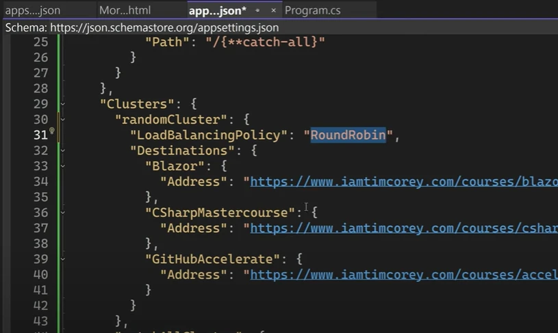 Getting Started With Yarp In Csharp 4 related to Setting Up Round Robin Load Balancing