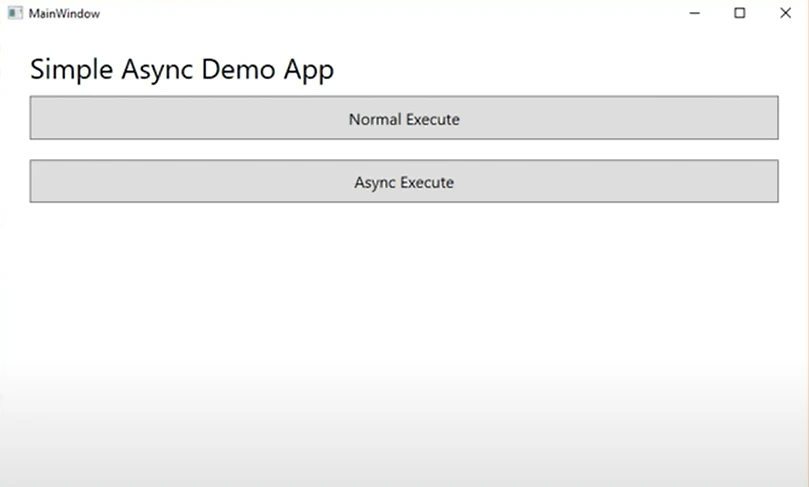 Mastering Csharp Async Await 1 related to Demo Application Walk-through