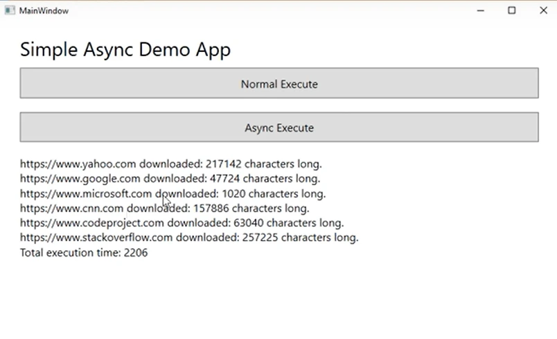 Mastering Csharp Async Await 2 related to Observing the Synchronous Operation