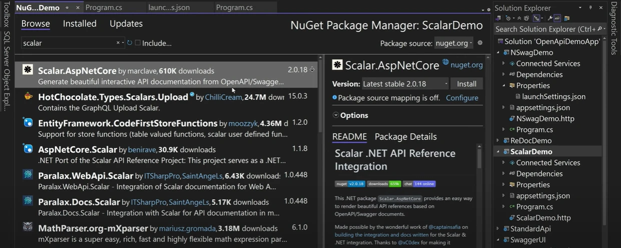 Options Replace Swagger Dotnet 9 Apis 10 related to Option 4: Scaler – Tim’s Favorite for API Testing
