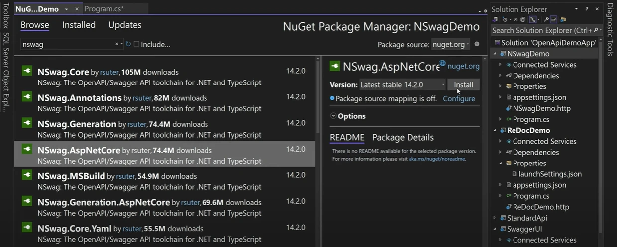 Options Replace Swagger Dotnet 9 Apis 8 related to Option 3: NSwag – Documentation + Code Generation