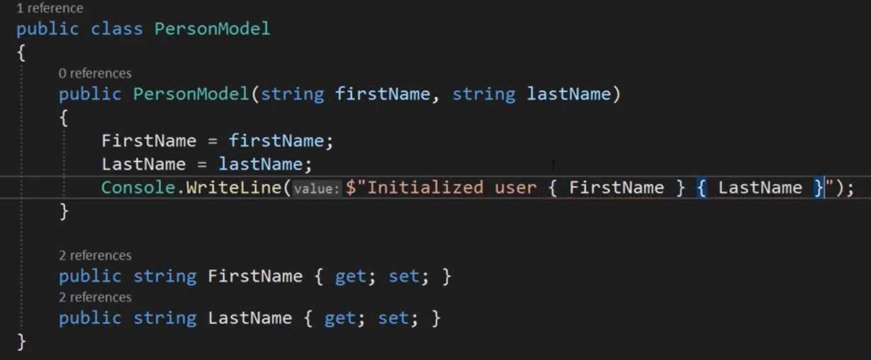Understanding Yield In Csharp 2 related to Creating the PersonModel Class